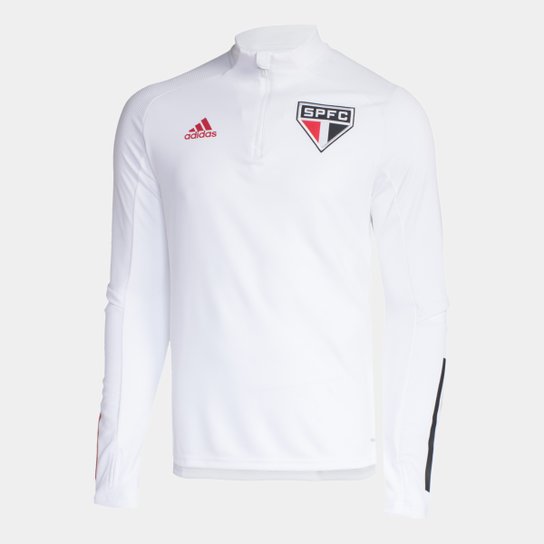 Blusa São Paulo 20/21 Treino Adidas Masculina - Branco