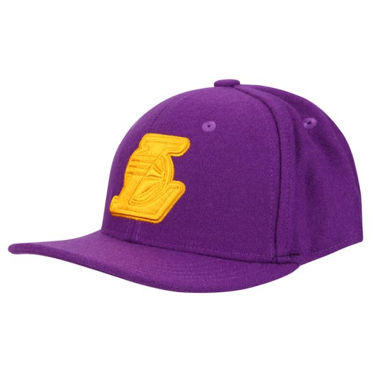 Boné Adidas Originals NBA SBC Lakers - Roxo+Amarelo