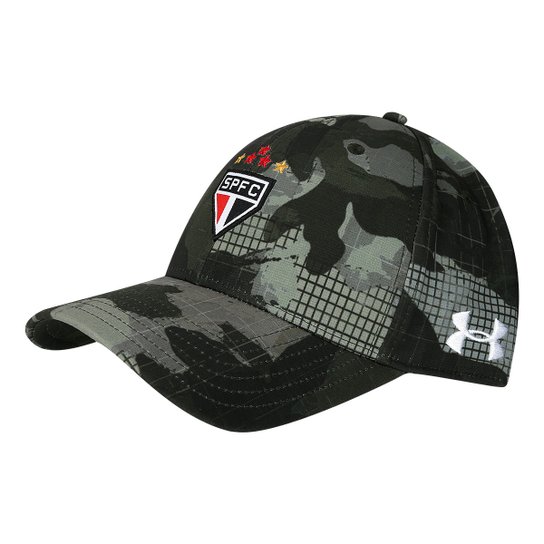 Boné Under Armour São Paulo Aba Curva 17/18 - Preto