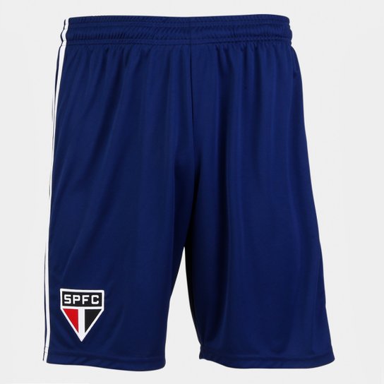 Calção de Goleiro São Paulo I 19/20 Adidas Masculino - Azul+Branco
