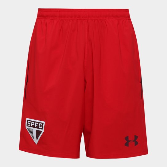 Calção São Paulo 17/18 Coaches Under Armour Masculino - Vermelho