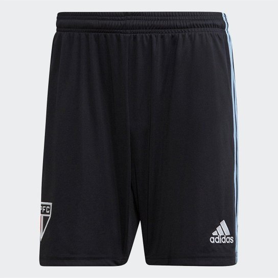 Calção São Paulo III 19/20 Adidas Masculino - Preto+Marinho