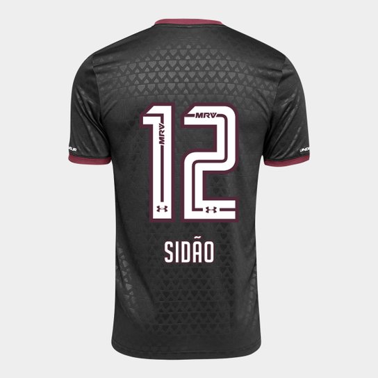 Camisa São Paulo III 17/18 nº 12 - Sidão Torcedor Under Armour Masculina - Preto