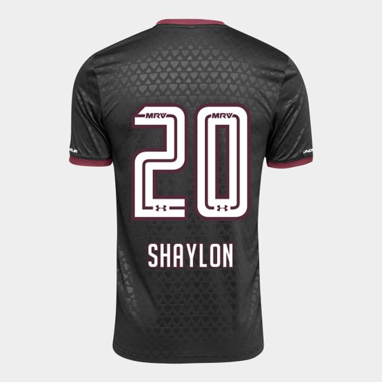 Camisa São Paulo III 17/18 nº 20 - Shaylon Torcedor Under Armour Masculina - Preto