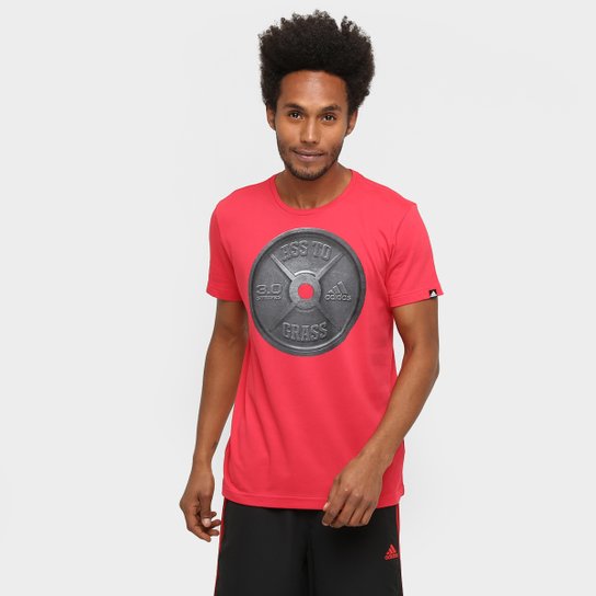 Camiseta Adidas Ass To Grass Masculina - Vermelho