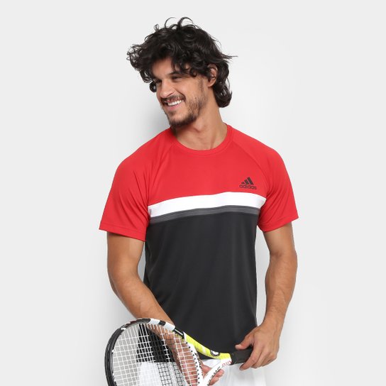 Camiseta Adidas Club TD Masculina - Vermelho