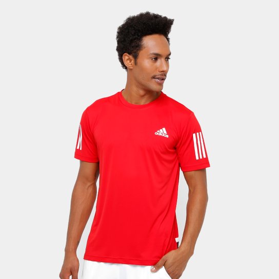 Camiseta Adidas Club - Vermelho
