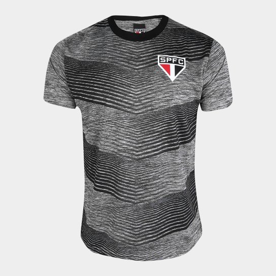 Camiseta São Paulo Novelli Masculina - Chumbo