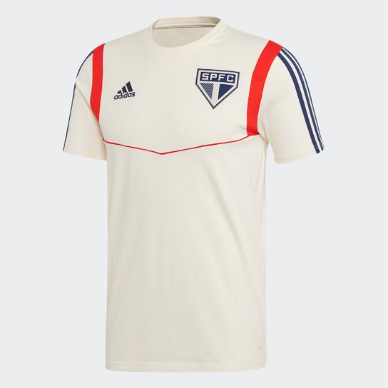 Camiseta São Paulo Torcedor Adidas Masculina - Branco