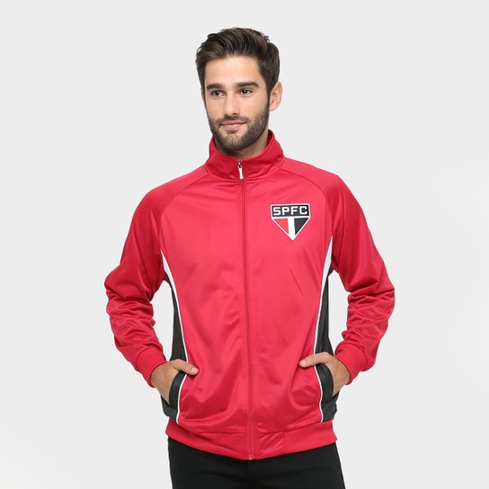 Jaqueta São Paulo Trilobal Giulio 17 Masculina - Vermelho+Branco