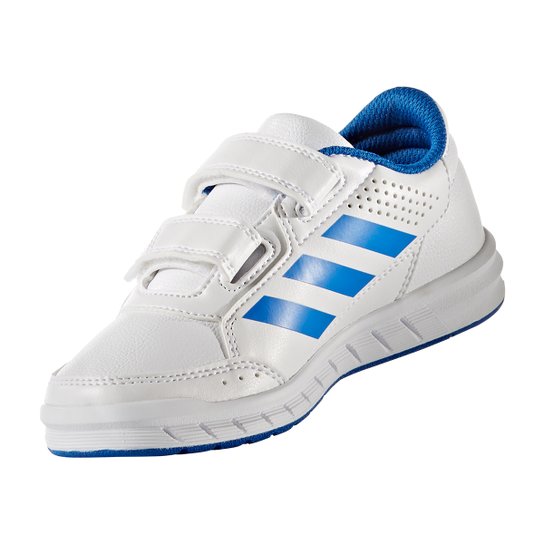 Tênis Infantil Adidas Altasport Cf K Velcro - Branco+Azul