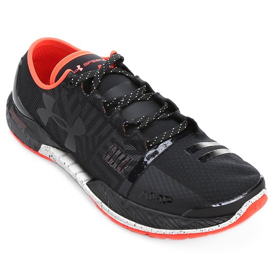 Tênis Under Armour Speedform AMP Masculino - Preto+Laranja
