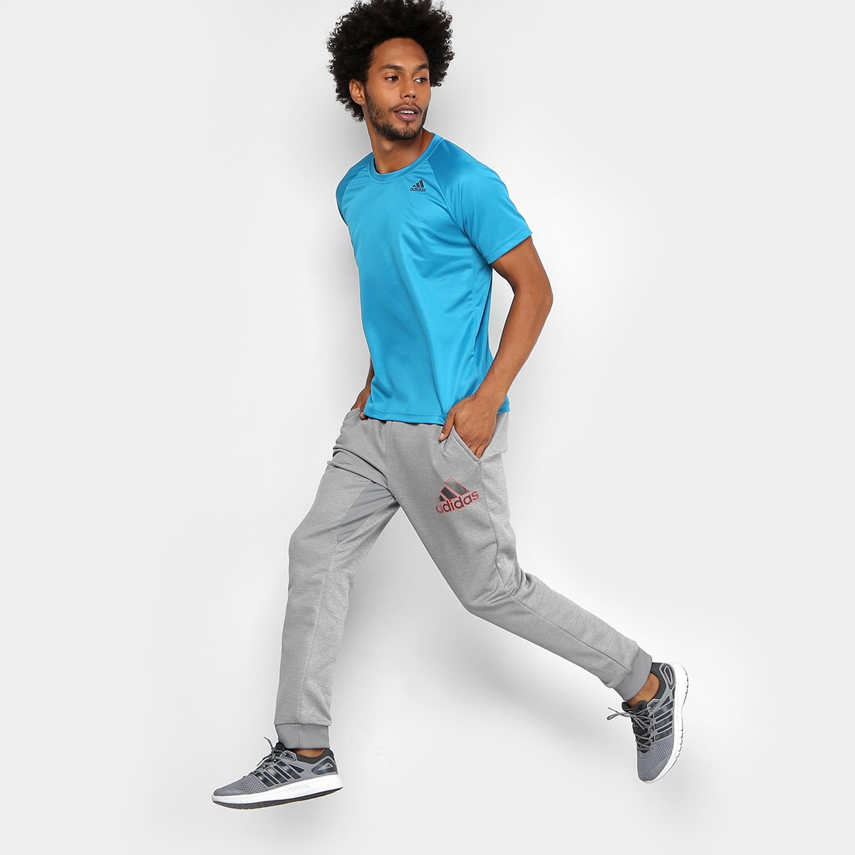 calça de educação fisica masculina adidas