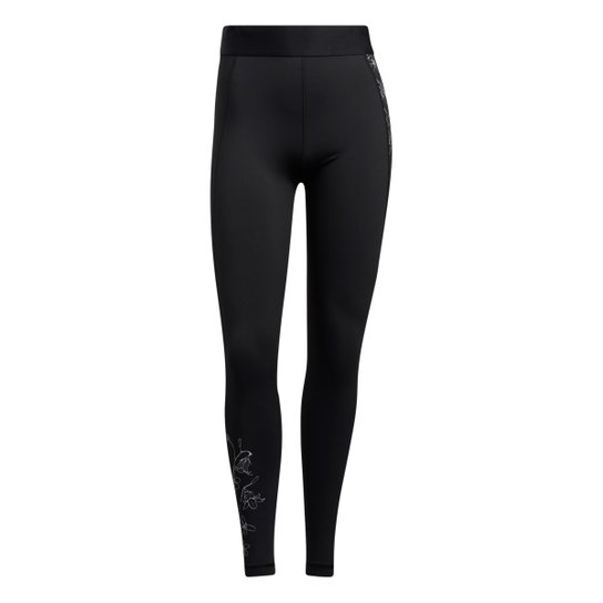Calça Legging Adidas Nini Cintura Alta Feminina - Preto