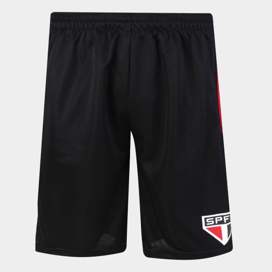Calção São Paulo College Masculino - Preto