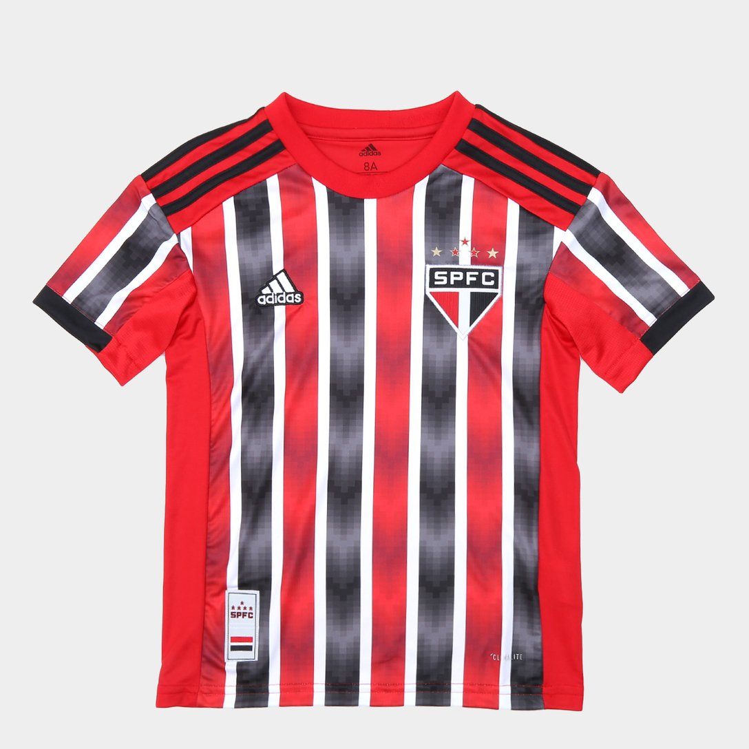 Camisa São Paulo Infantil II 19/20 s/nº Torcedor Adidas Vermelho+Branco São Paulo Mania Camisa São Paulo Infantil II 19/20 s/nº Torcedor Adidas Vermelho+Branco São Paulo Mania