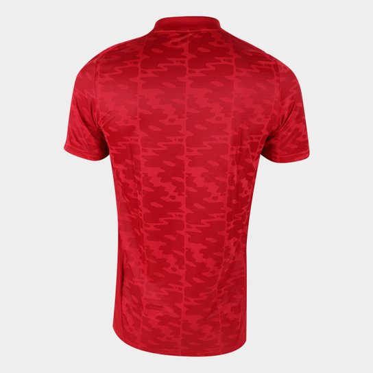 Camisa São Paulo Pré-Jogo 21/22 Adidas Masculina - Vermelho+Branco