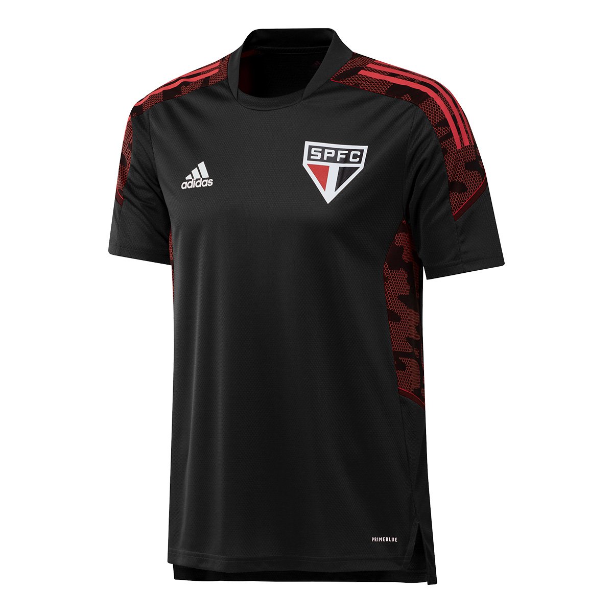 Camisa São Paulo Treino 21/22 Adidas Masculina - Preto | São Paulo Mania