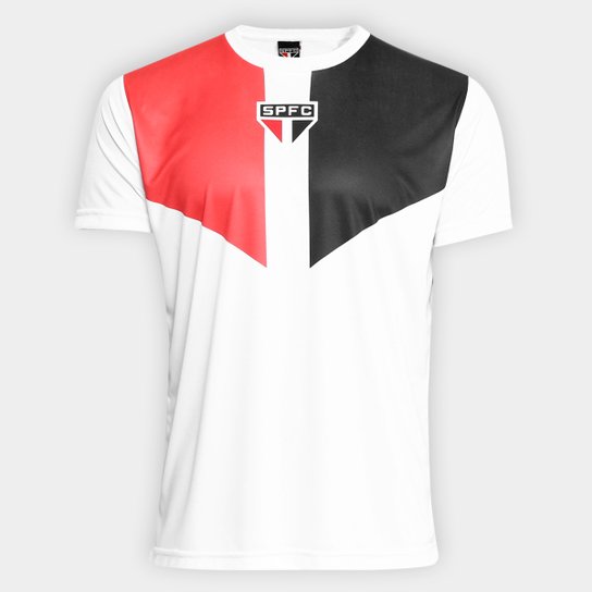 Camisa São Paulo Tricolor Masculina - Branco