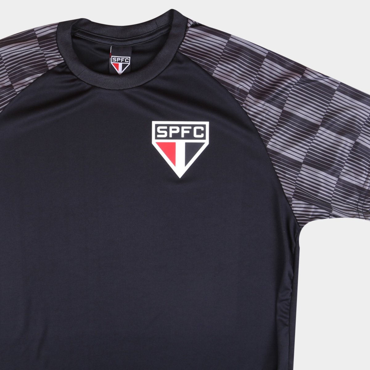 Camisa São Paulo Winner Masculina Preto São Paulo Mania Camisa São Paulo Winner Masculina Preto São Paulo Mania