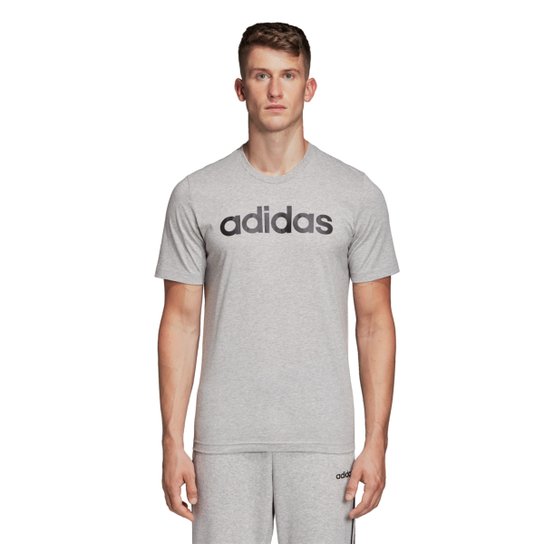 Camiseta Adidas E Lin Tee Masculina - Cinza