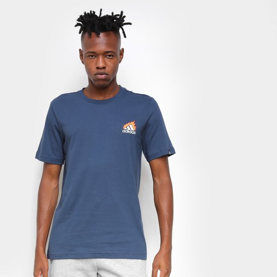 Camiseta Adidas Gráfica Onfire Masculina - Azul