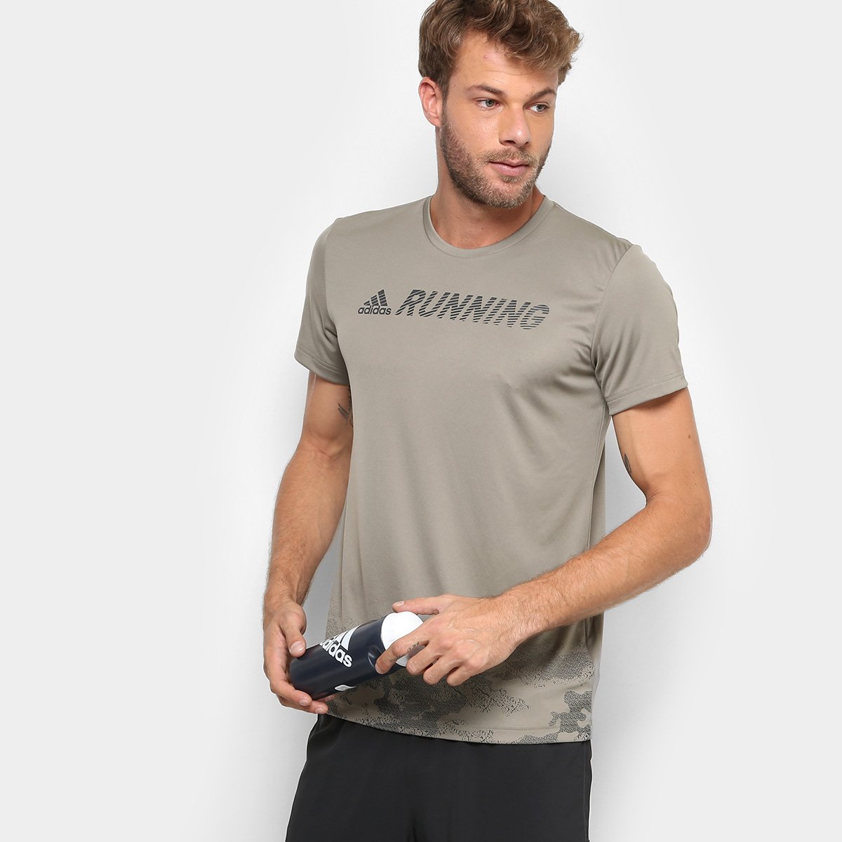 camiseta adidas response masculina