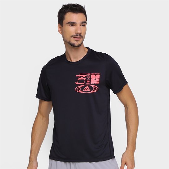Camiseta Adidas Grind All Day Masculina - Preto