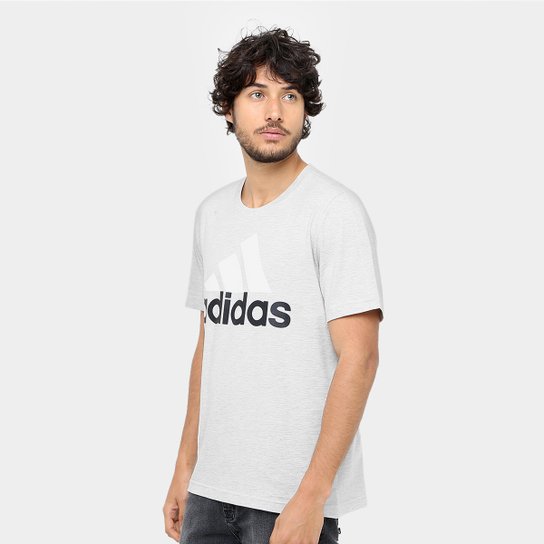 Camiseta Adidas Mc Ess Linear Masculina - Mescla