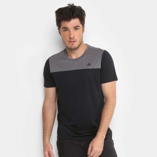 Camiseta Adidas New Breath Masculina - Preto