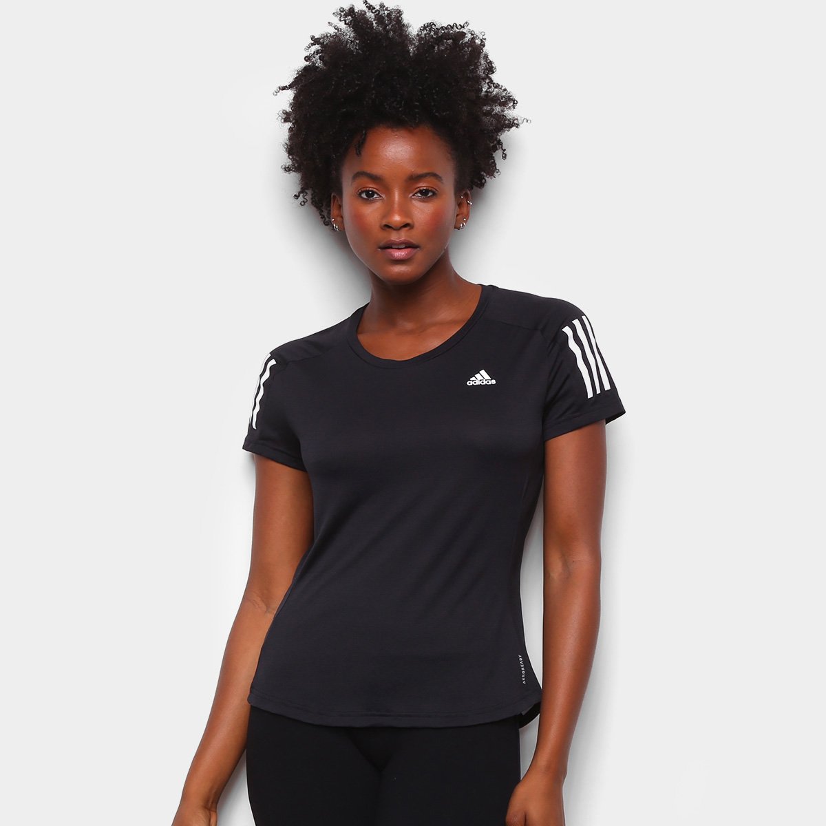 camiseta adidas feminina poliester