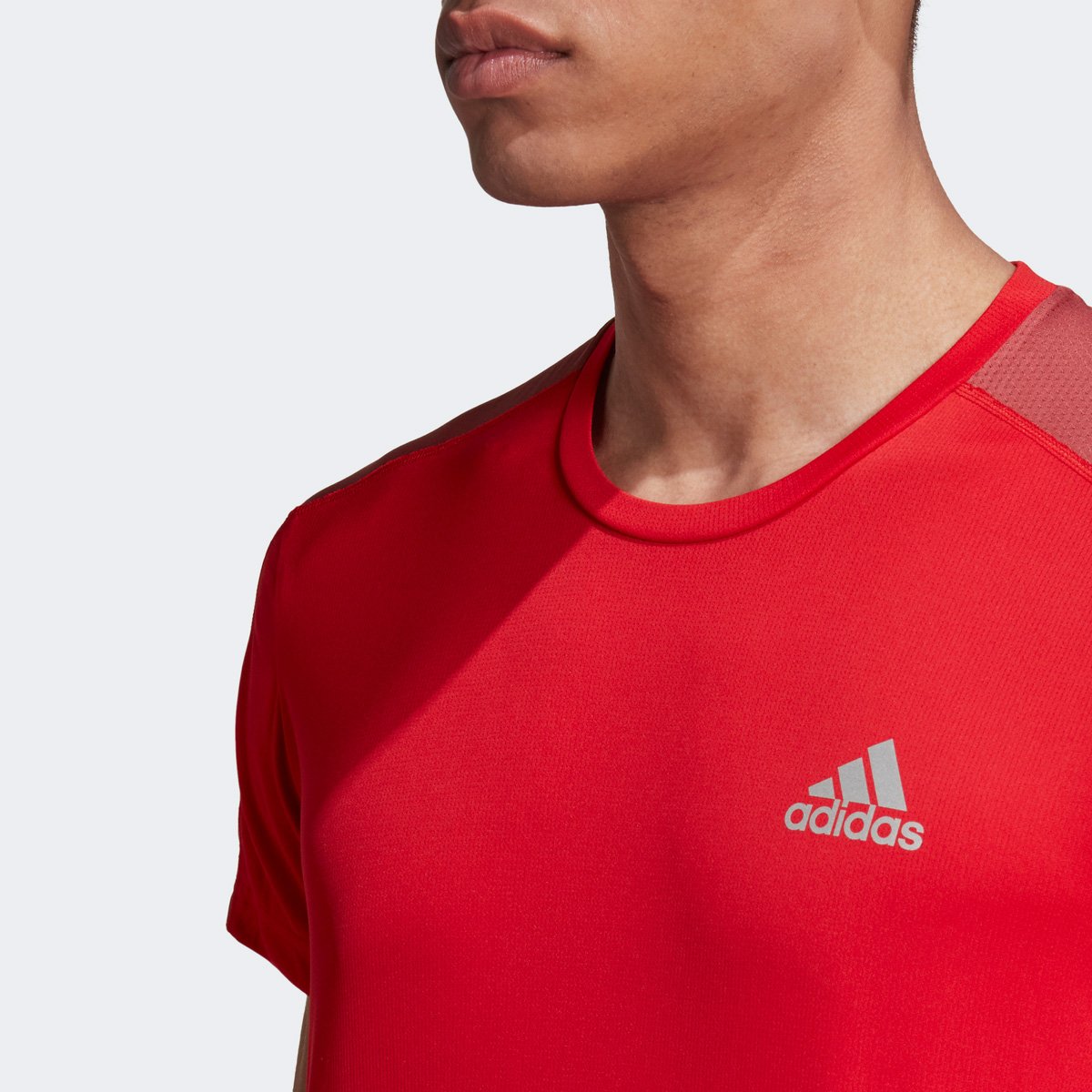 camisa adidas masculina vermelha