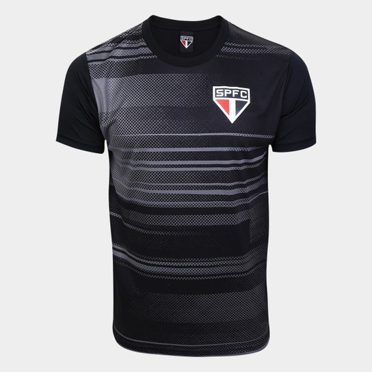 Camiseta São Paulo Agile Masculina - Preto