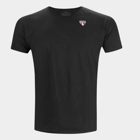 Camiseta São Paulo Básica Masculina - Preto