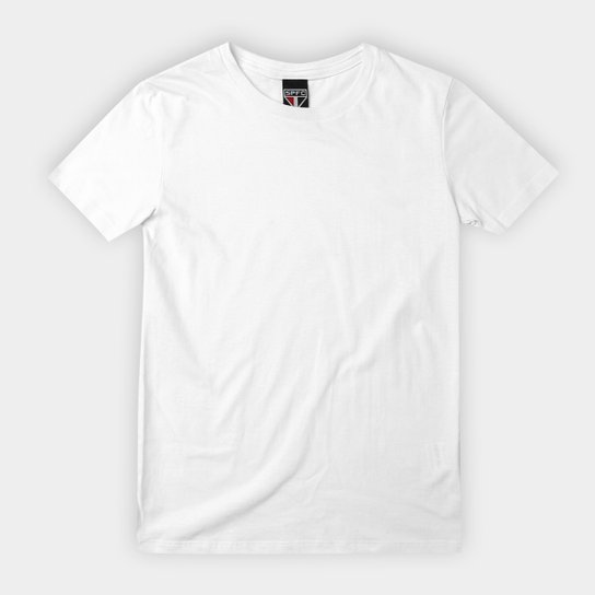 Camiseta São Paulo Blank Infantil - Branco