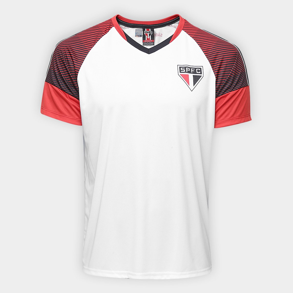 Camiseta São Paulo Fortune Masculina - Branco | São Paulo Mania