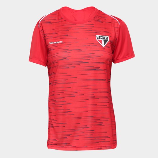 Camiseta São Paulo Hide Feminina - Vermelho