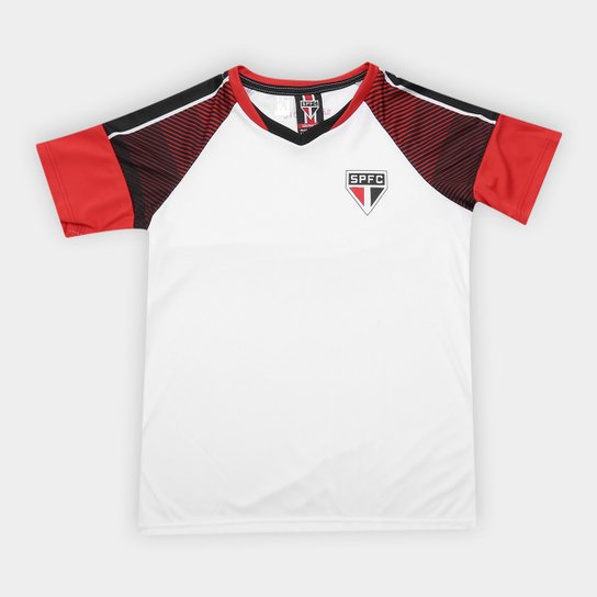 Camiseta São Paulo Infantil Fortune - Branco