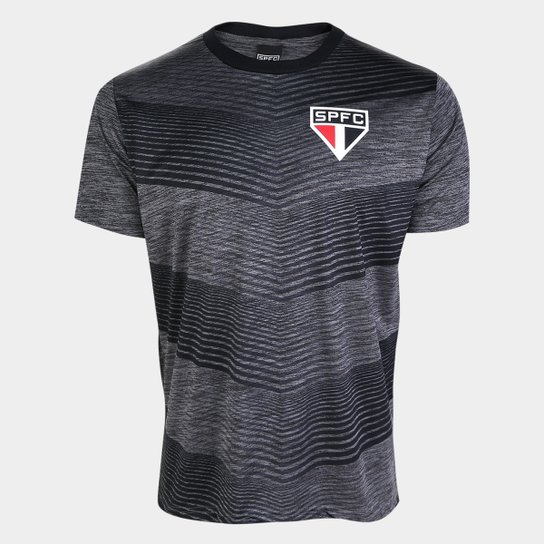 Camiseta São Paulo Novelli Masculina - Preto