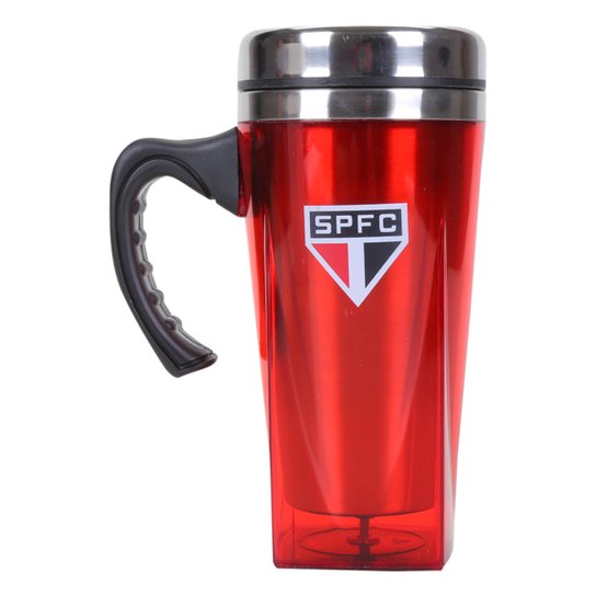 Caneca São Paulo 450ml - Vermelho