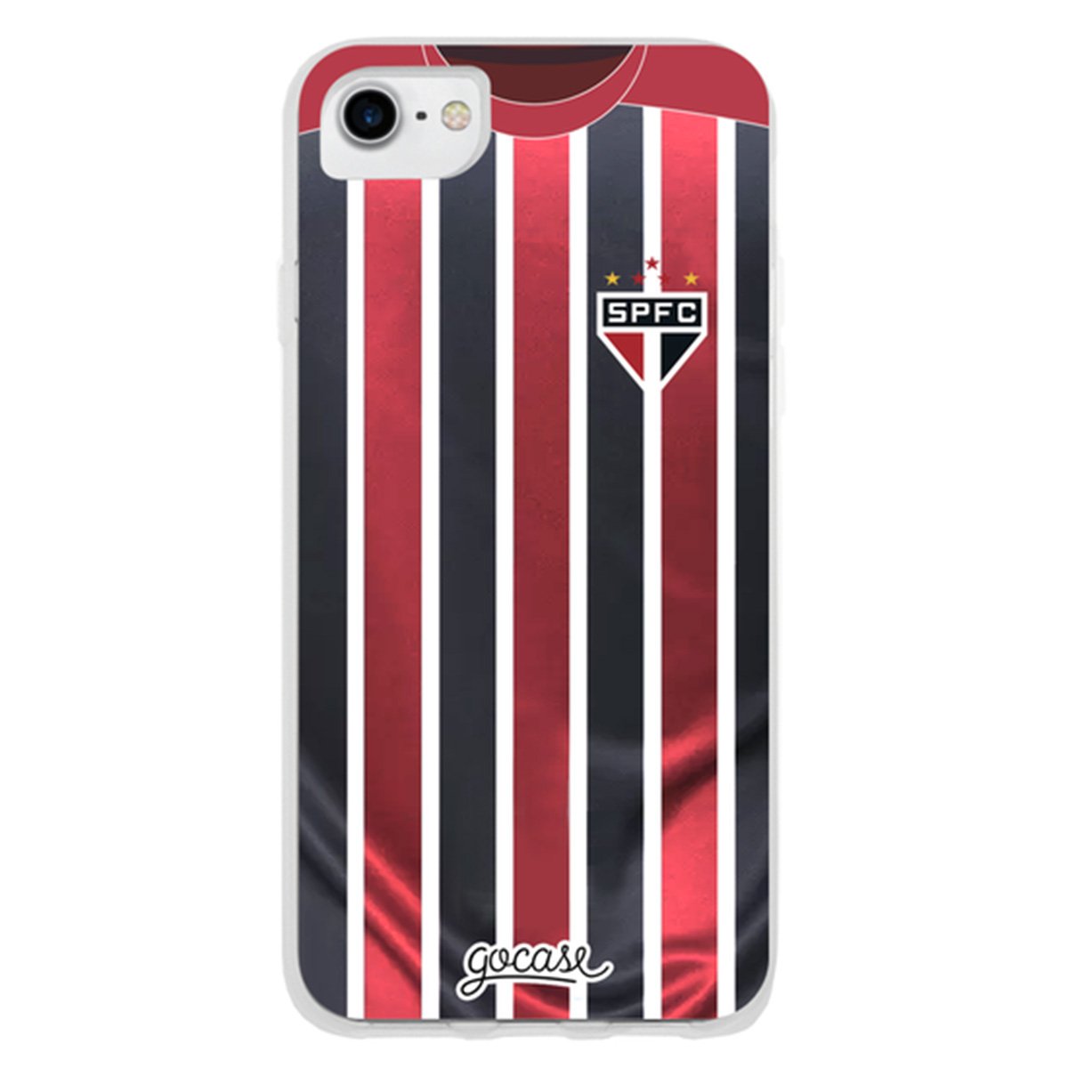 Capa de Celular São Paulo Tricolor - Para Iphone 6 7 8 - Preto+Vermelho | São  Paulo Mania