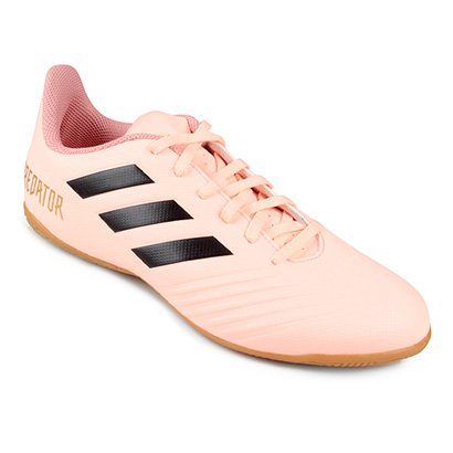 chuteira adidas predator salmao