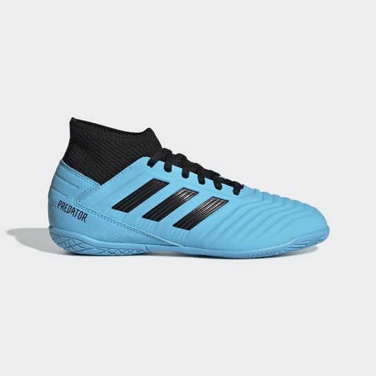 Chuteira Futsal Predator 19 3 Jr Adidas Infantil - Azul