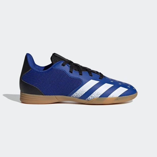 Chuteira Predator Freak.4 Sala Futsal Adidas Infantil - Azul