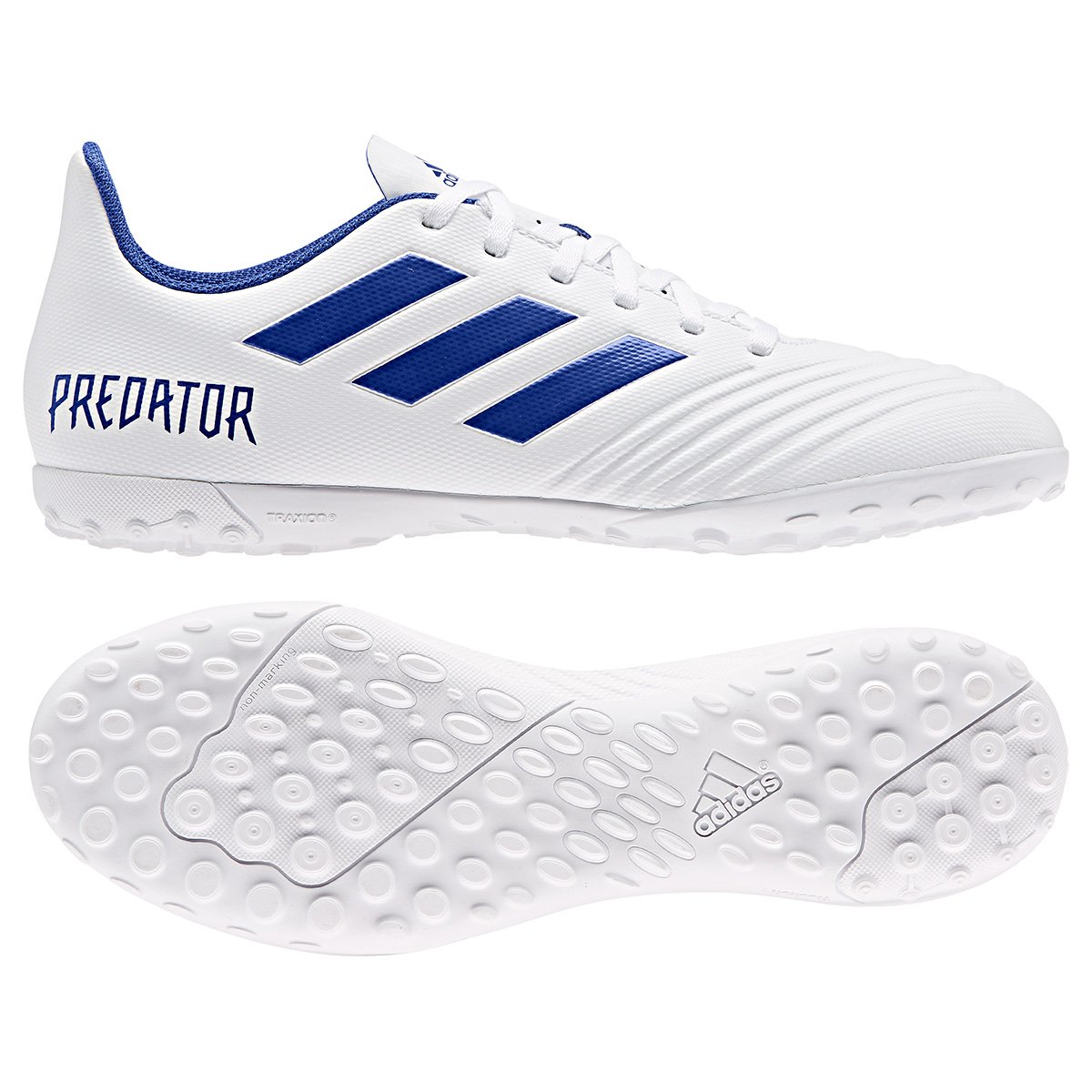 chuteira society adidas predator azul