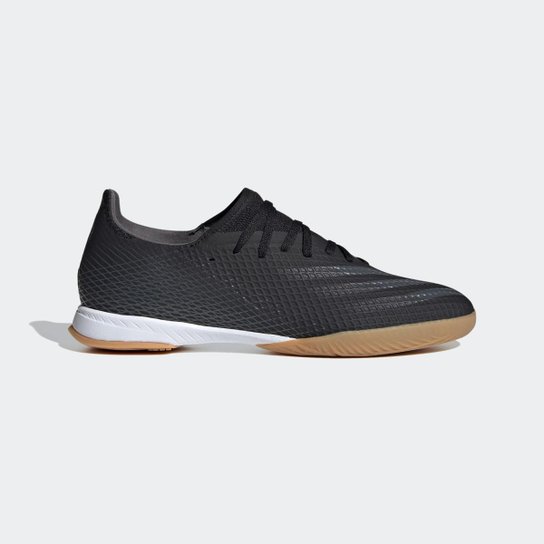 Chuteira X Ghosted.3 Futsal Adidas - Preto+Grafite