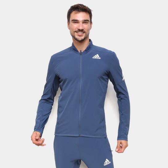 Jaqueta Adidas Aeroready 3 Listras Masculina - Azul