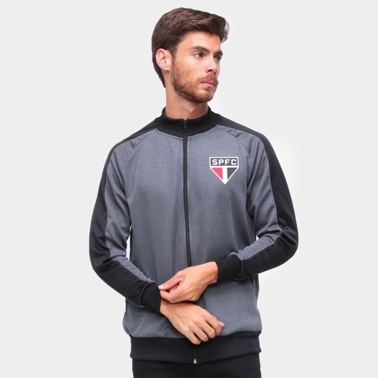Jaqueta São Paulo Jacquard Masculina - Chumbo