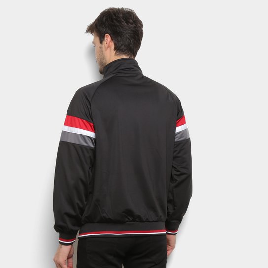 Jaqueta São Paulo Trilobal Masculina - Preto+Branco