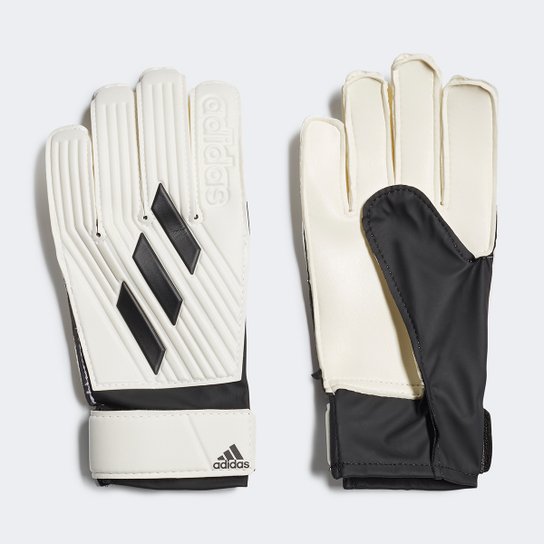 Luva de Goleiro Juvenil Adidas Tiro Club - Branco+Preto